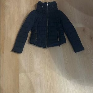 Zara Black Bomber Jacket